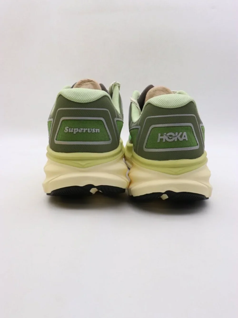 Hoka One One Clifton One 9 X Supervsn Men's 14 Mantis Green Athletic Sneakers